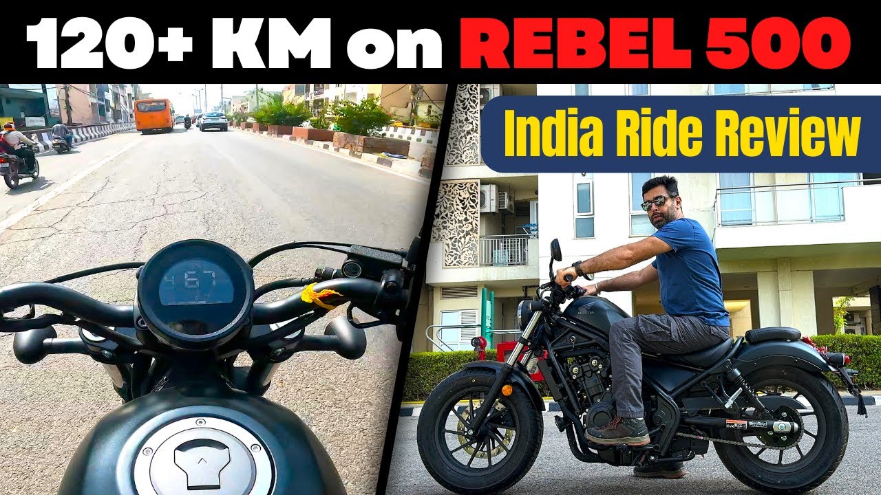 Honda Rebel 500 First Long Ride Review 🇮🇳 | 120+ KM Ride Test in India!