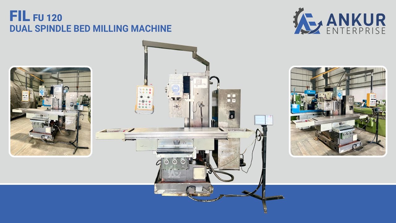 Dual Spindle Bed Milling Machine - Fil (Italy) FU 120