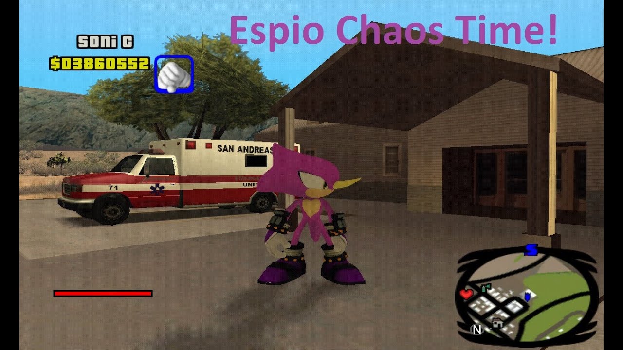 GTA San Andreas (Sonic Mod) [Espio Chaos] PC Gameplay Part 16