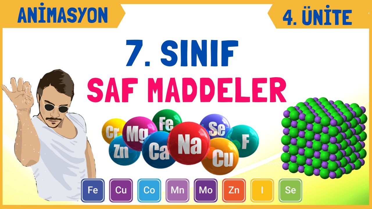 7. Sınıf Fen Bilimleri Saf Maddeler