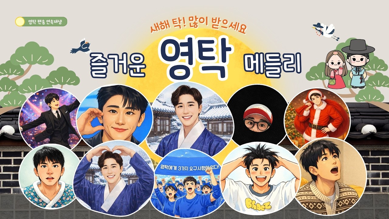 설 연휴에는 즐거운 영탁 메들리 💙 새해 탁! 많이 받으세요 (1시간 연속재생)