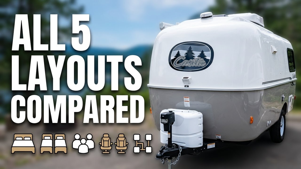 Did We Pick the Right 2025 Casita Layout? | Comparing All 5 Casita 17' Deluxe Models!