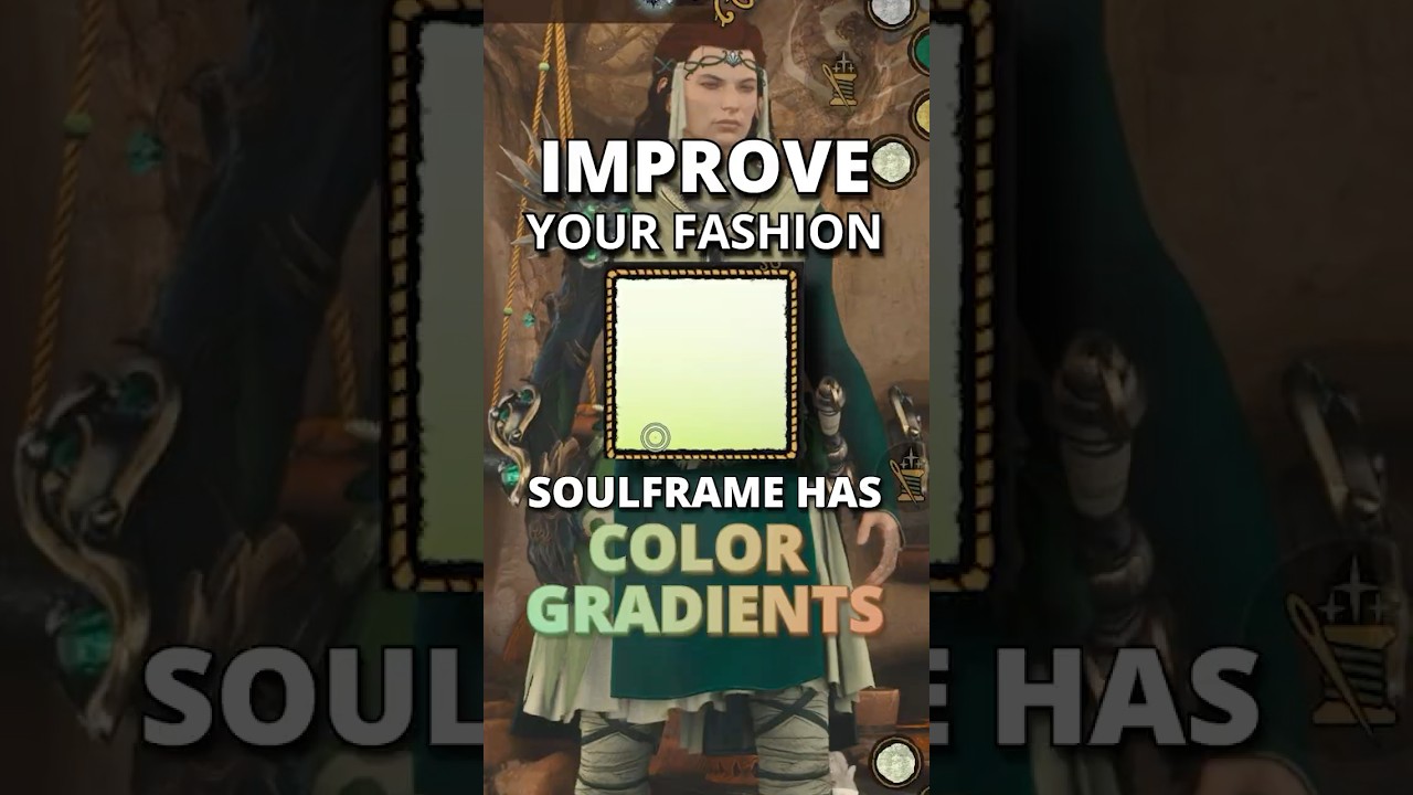 The Colour Swatches are Gradients! #soulframe #mmorpg #gaming