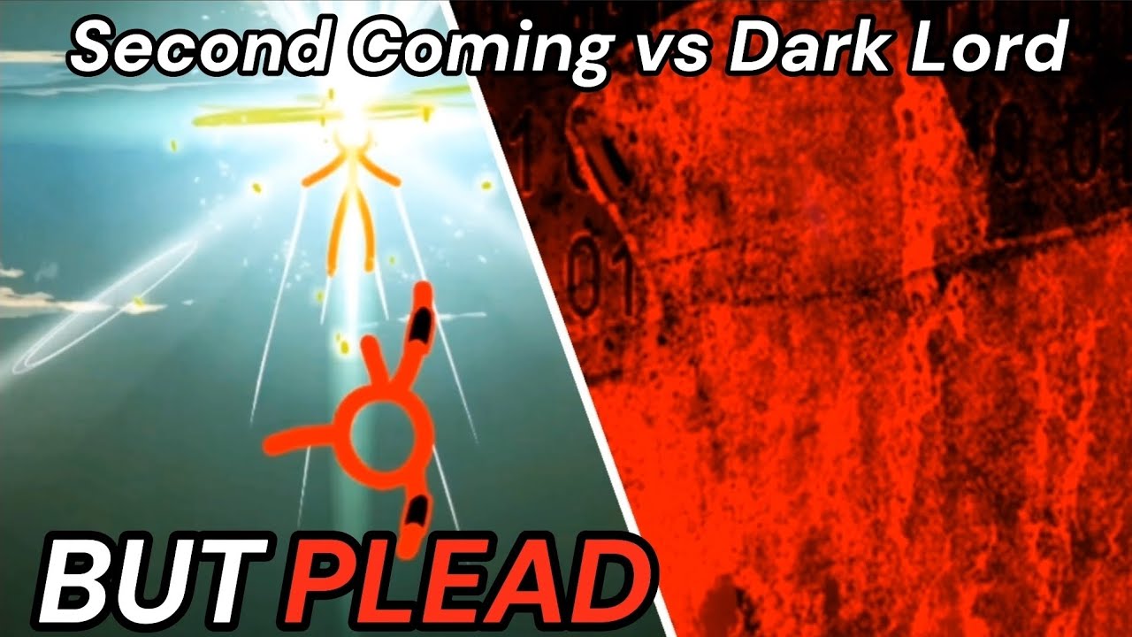 Second Coming vs Dark Lord battle but PLEAD?? | Alan Becker | Forsaken