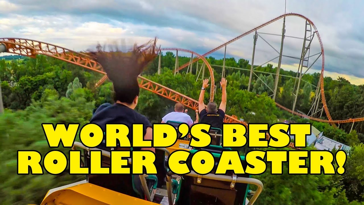 Worlds Best Roller Coaster! Expedition GeForce! Back Seat View! Holiday Park Germany