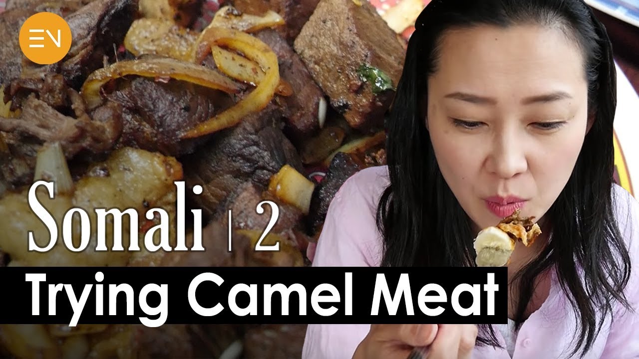 Trying Camel Meat for the First Time! Somali Food Experience