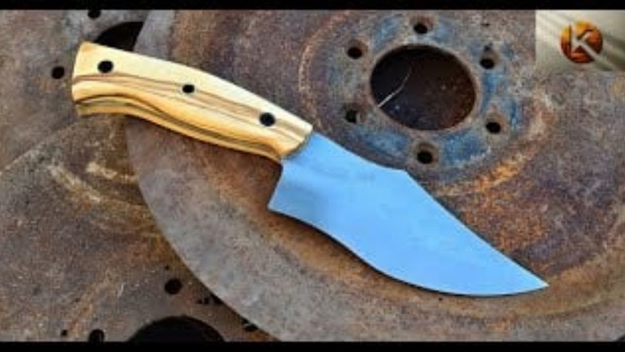 haciendo un CUCHILLO con DISCO DE SEMBRADORA   PASO A PASO 1