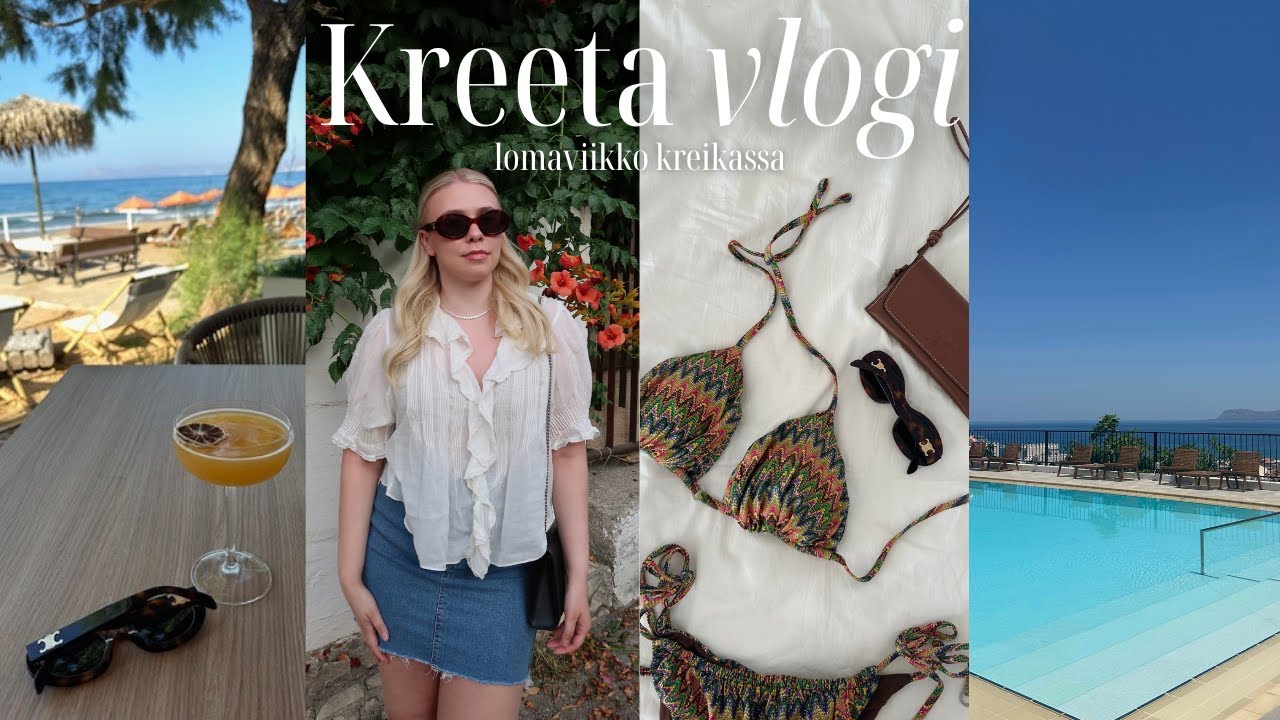 KREETA VLOGI: viikko kreikassa, shoppailua haniassa, aurinkoa ja hyvää ruokaa | Lotta Liikanen