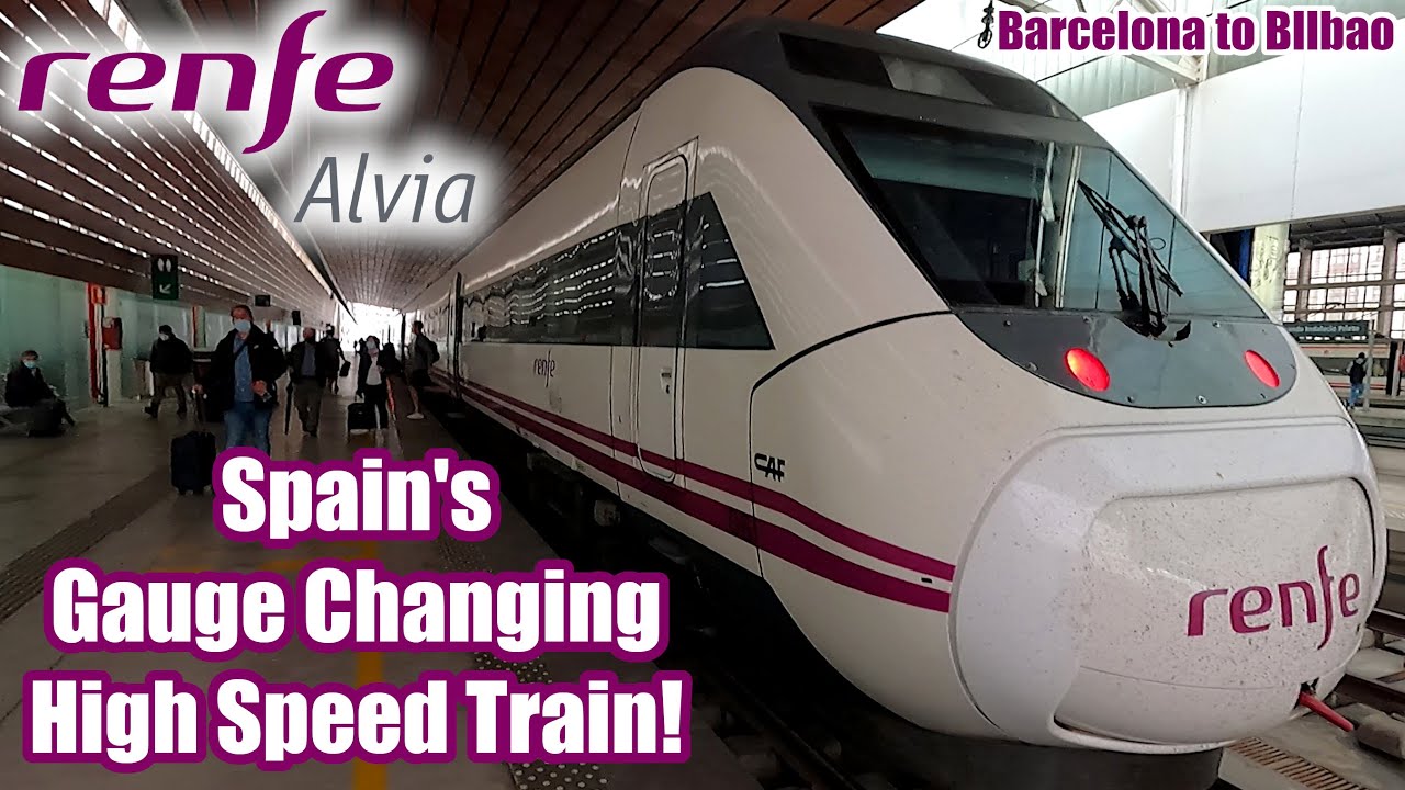 Spain's GAUGE CHANGING High Speed Train! Renfe Alvia S120
