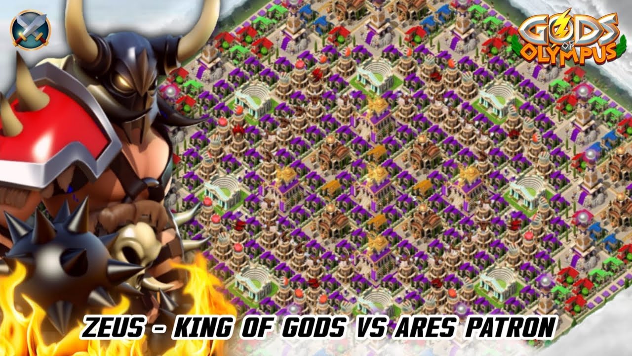 ZEUS - KING OF GODS vs ARES PATRON | Gods of Olympus | GoO
