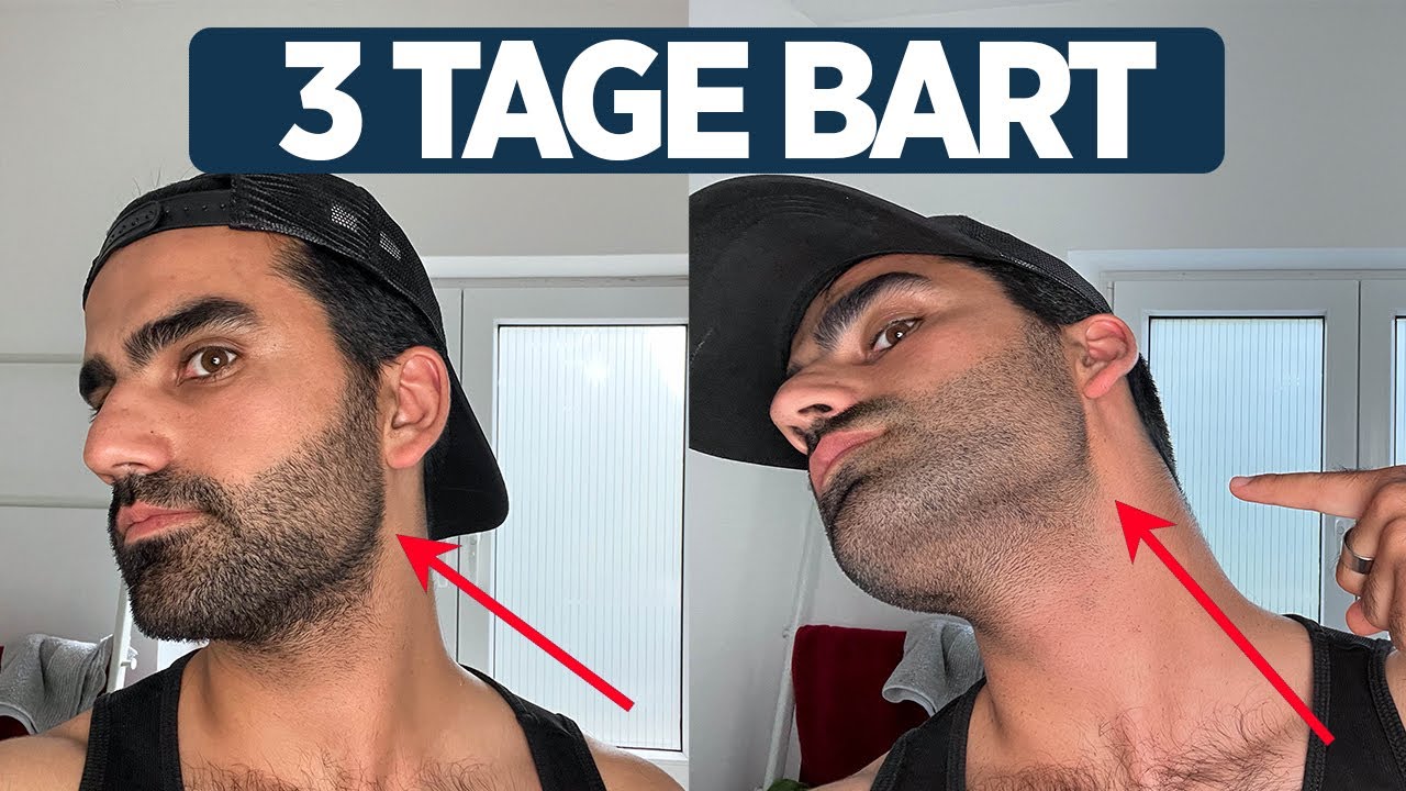 3 Tage Bart RICHTIG Trimmen !