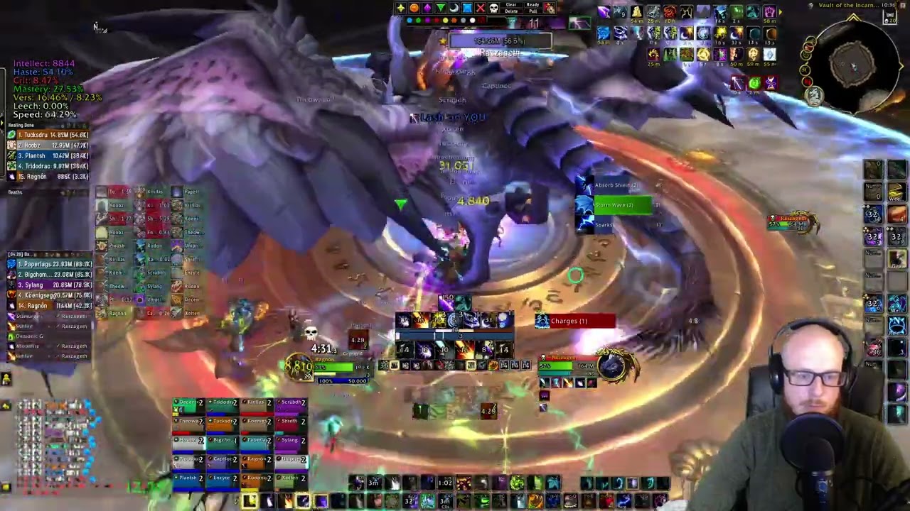 Heroic Raszageth - Mist Guild Team CC First Kill