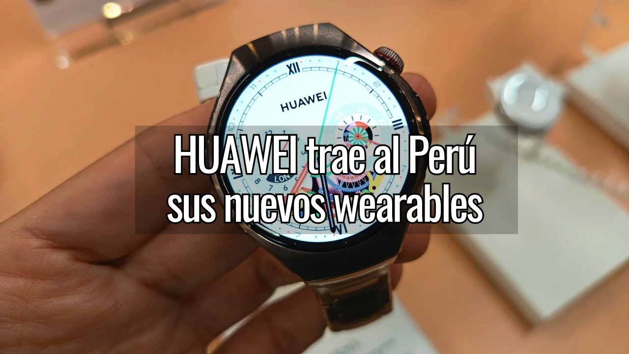 HUAWEI trae al Perú sus nuevos wearables