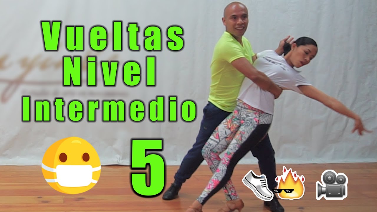 Vueltas y Figuras Nivel Intermedio 5 | Salsa || Dance On Fire 👟🔥
