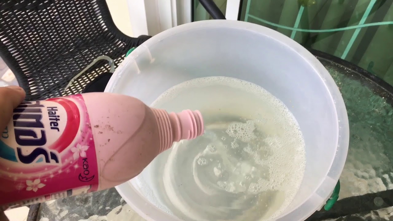 How to clean a very dirty Scuba Mask