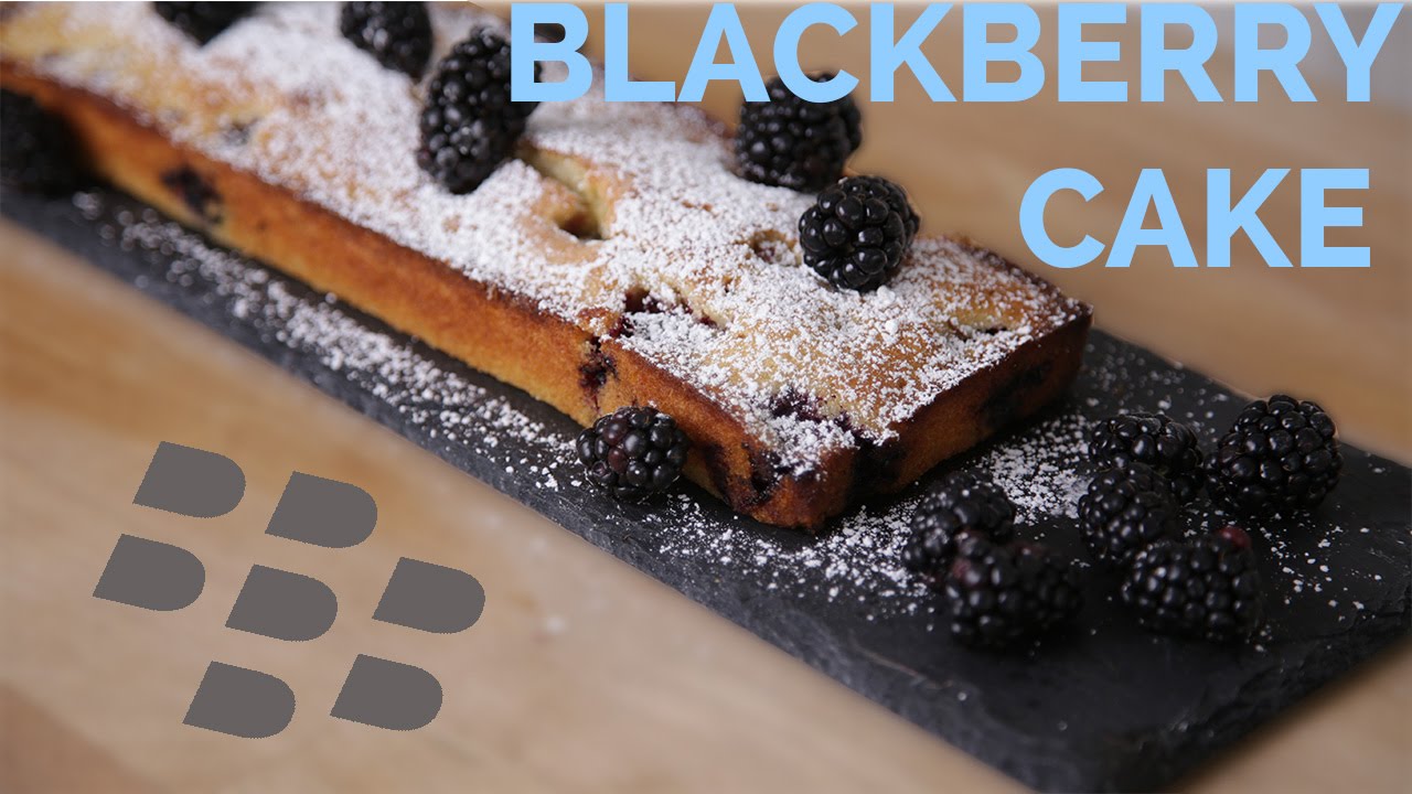 How to bake a BlackBerry cake!