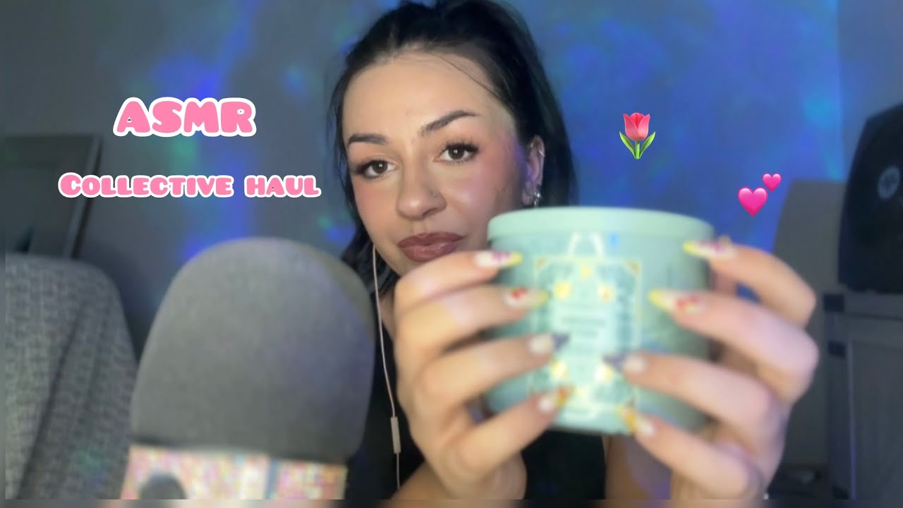 ASMR | 💕 New purchases/collective haul (tingly taps & scratches)