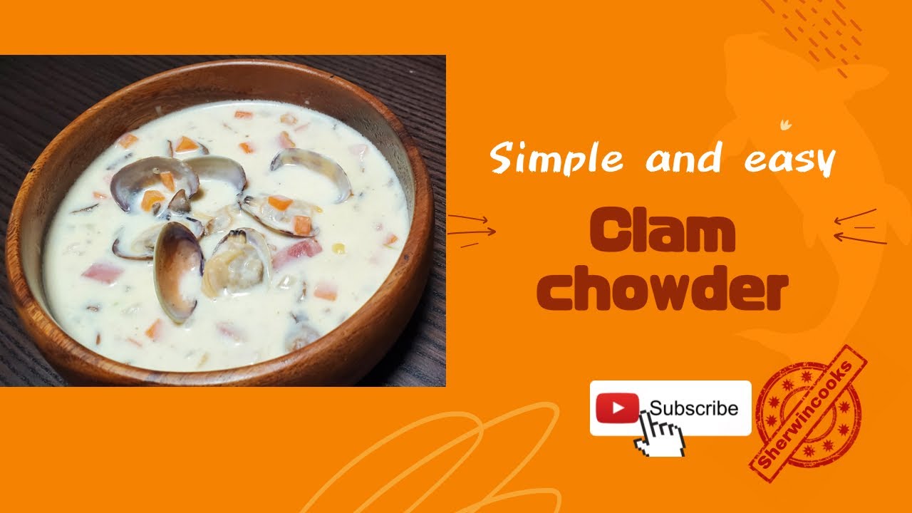 How to make simple and easy clam chowder #clamchowder #soup #creamysoup