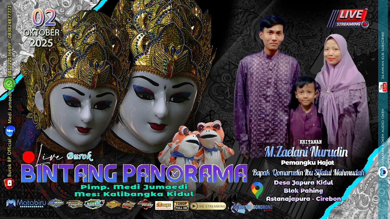 LIVE BUROK BINTANG PANORAMA / DESA JHAPURA KIDUL BLOK PAHING,ASTANAJAPURA - CIREBON/ 02 OKTOBER 2025