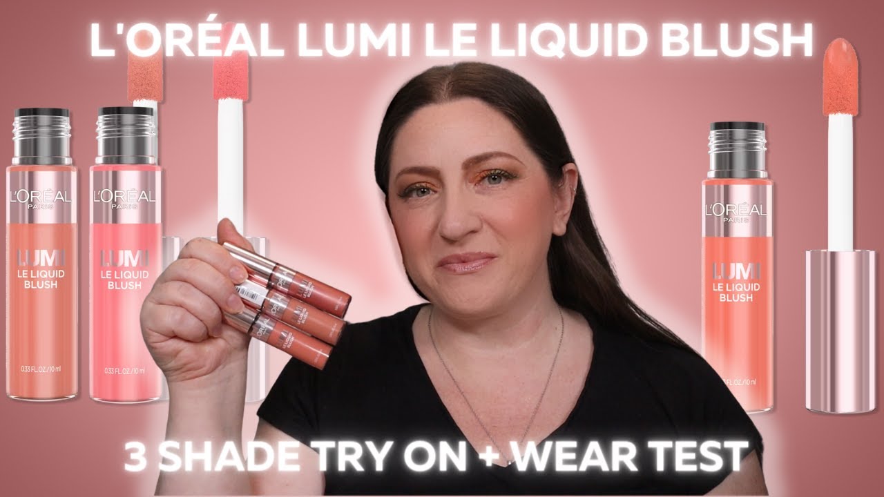 Новые жидкие румяна L'oréal Lumi Le – примерка 3 оттенков + тест на стойкость | Были ли они необх...