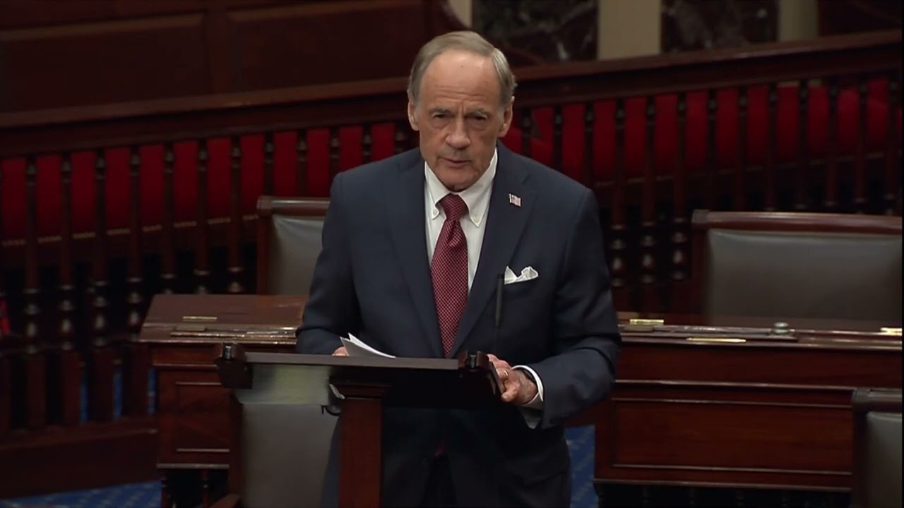 Senator Carper Speaks on the Senate Floor Urging Support for Fire Grants and Safety Act