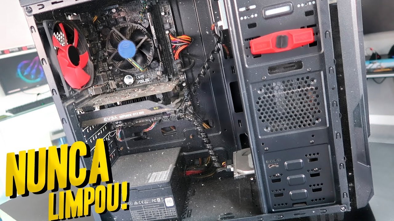 ELE FICOU 4 ANOS SEM LIMPAR O PC. VEJA COMO FICOU