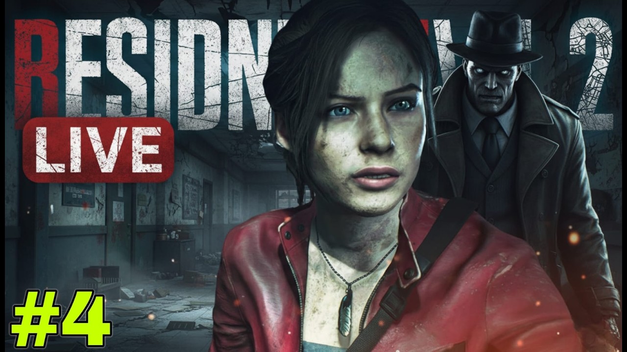 HE’S RIGHT BEHIND ME, ISN’T HE? 😭 | • RESIDENT EVIL 2 • || LIVE 🔴
