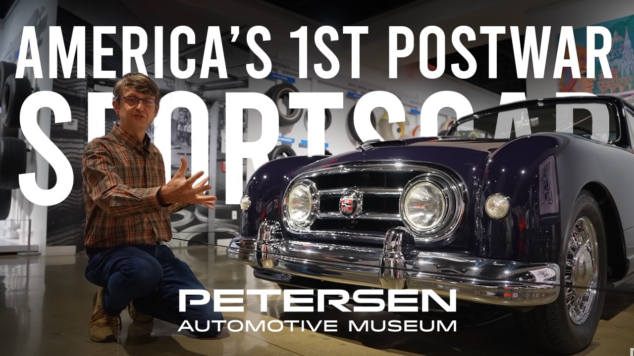 America's first post war sports car, this Nash Healey model was released before the Corvette!