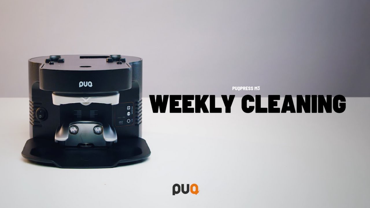 PUQpress M3 | Weekly Cleaning