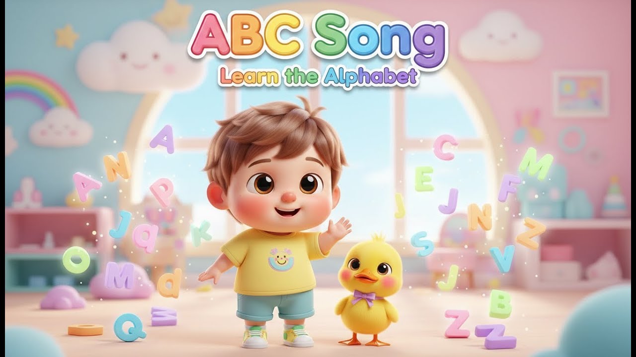 ABC Song | Learn the Alphabet – Kids Nursery Rhyme, Toddler Learning, Phonics, and Early Literacy