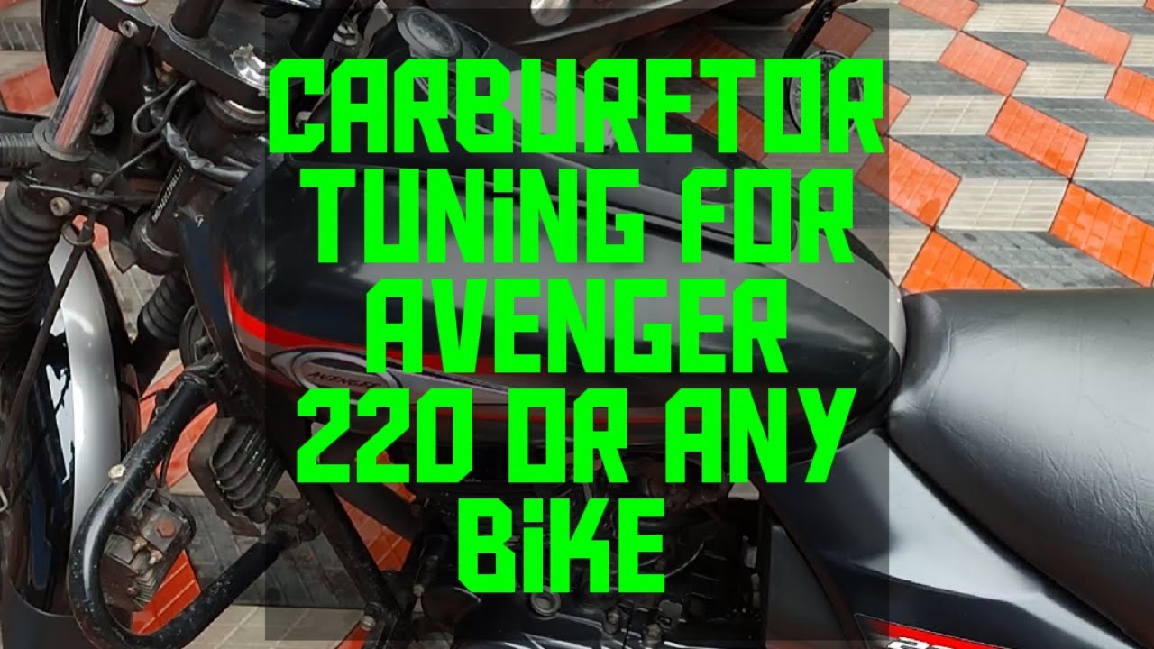 Avenger 220 milage setting Carburetor tuning | Avenger 220 | Bajaj Pulsar 220 | Any bikes