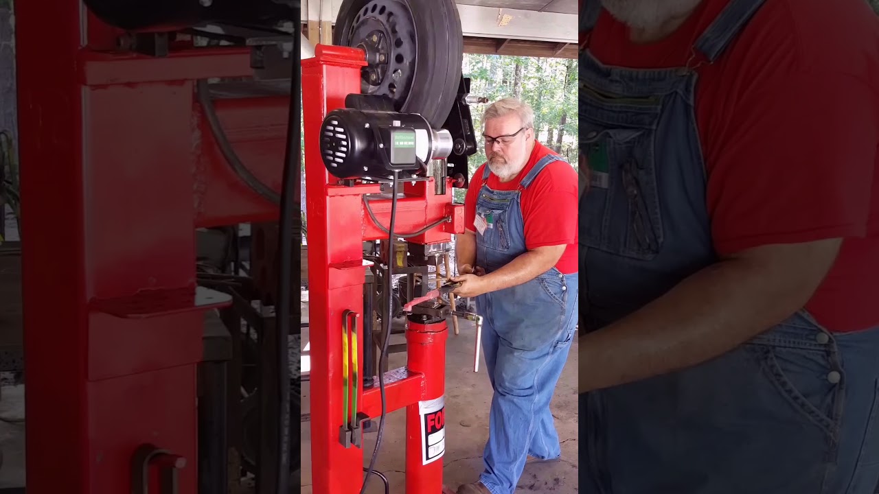 Tire Hammer by Raymond Head in use 2017 AFC Conference