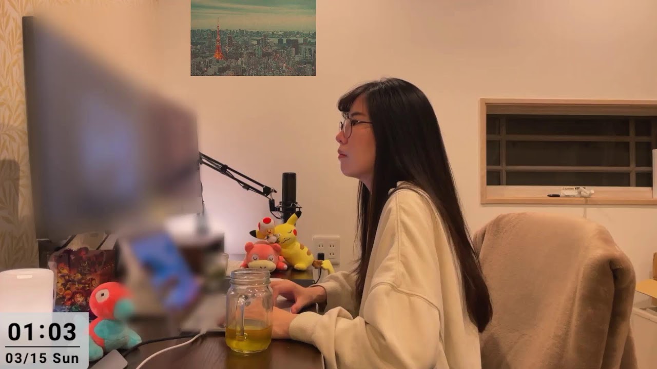 Work with me live from Tokyo 🗼 chill lofi rain sounds☕️📚