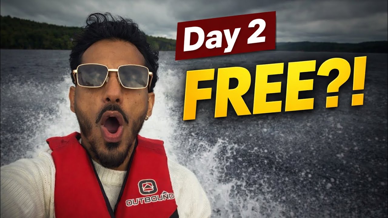 Day 2 Living in My Car… A Stranger Gave Me a Jet Ski Ride 🇨🇦