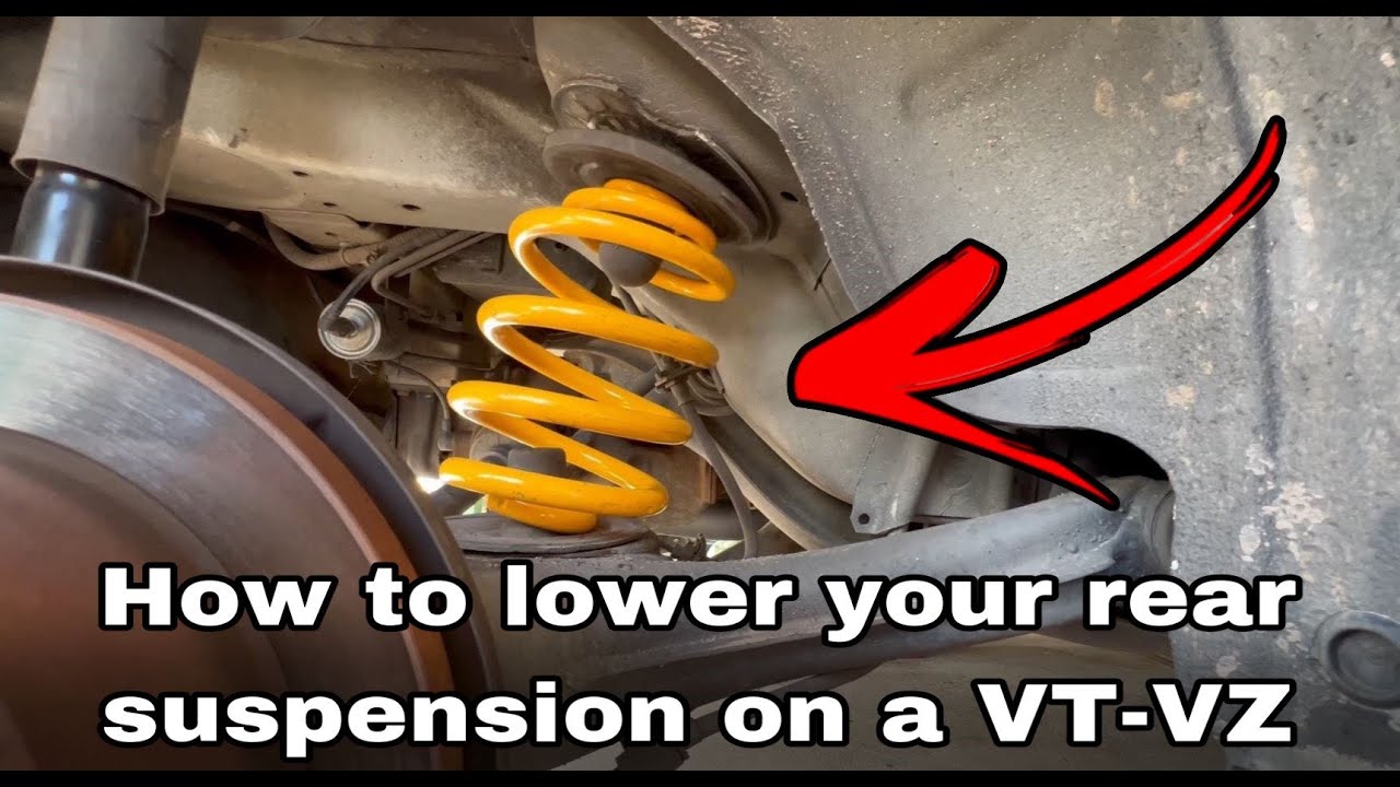 How To Lower The Rear Suspension On A VT-VZ Commodore With King Springs