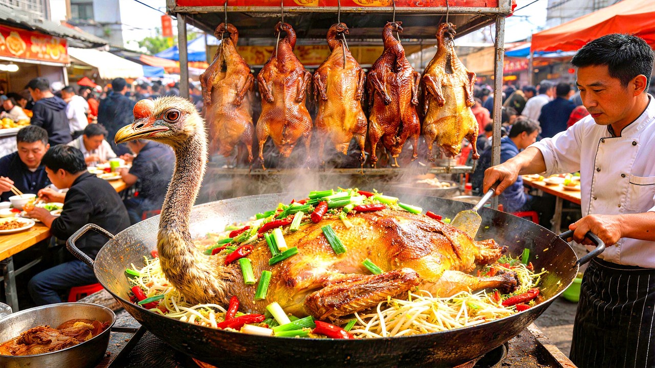 Món ngon thịt đà điểu nổi tiếng 1 vùng ở Phúc Kiến🍜Khám phá ẩm thực Trung Quốc