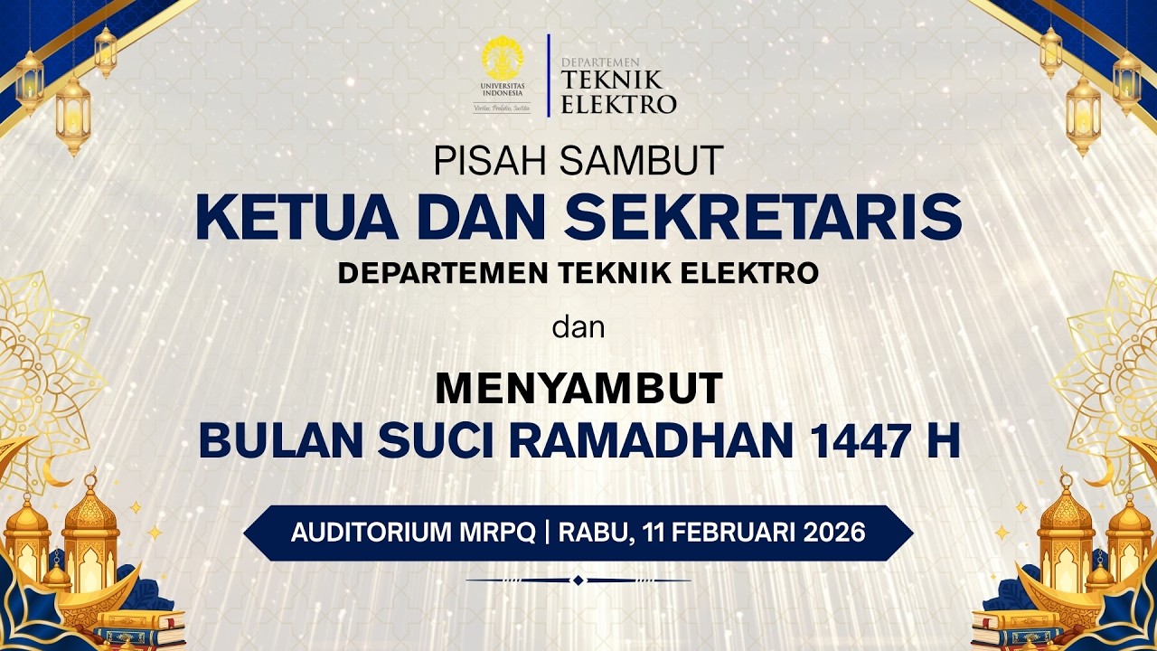 Estafet Kepemimpinan! Pisah Sambut Ketua Departemen Teknik Elektro 2022–2026 ke 2026–2030