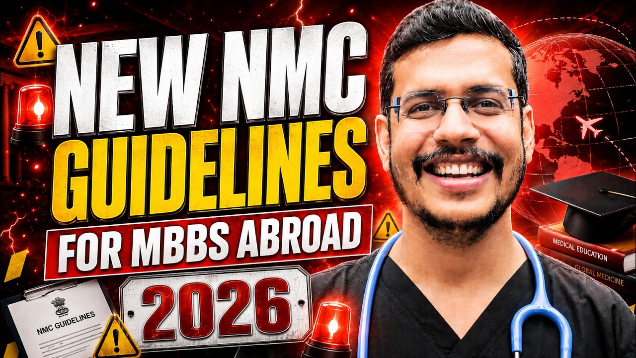 New NMC Guidelines For MBBS Abroad 2026 | NMC Latest Update | Dr. Anand Mani