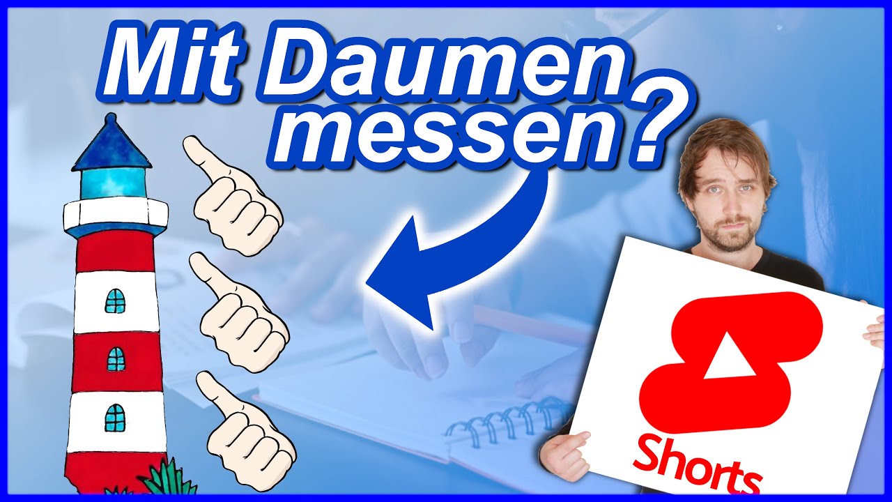 🤯 Mit dem Daumen messen? 🥴 Wie man Entfernungen sch&auml;tzen kann 😎