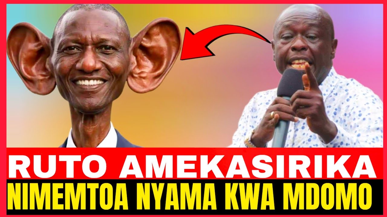 RUTO AMEKASIRIKA NIMEMTOA NYAMA KWA MDOMO!!GACHAGUA TELLS RUTO