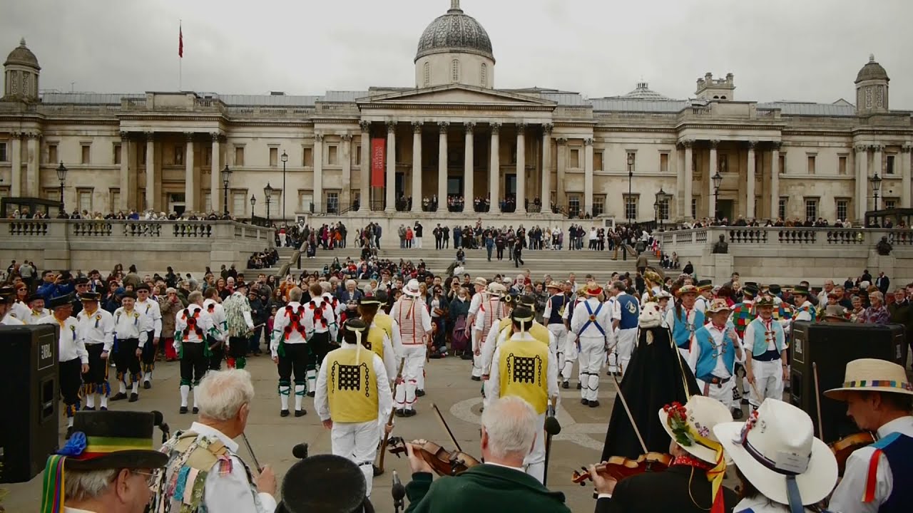 Westminster Morris Men's 60th Anniversary 2013 Day of Dance in Trafalgar Square