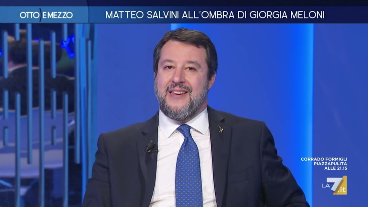 MATTEO SALVINI A OTTO E MEZZO (LA7, 30.01.2023)