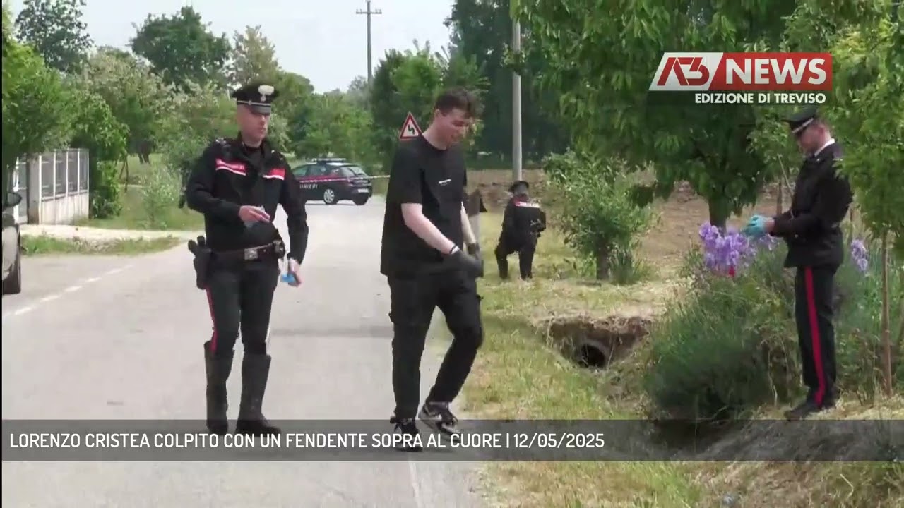 LORENZO CRISTEA COLPITO CON UN FENDENTE SOPRA AL CUORE | 12/05/2025