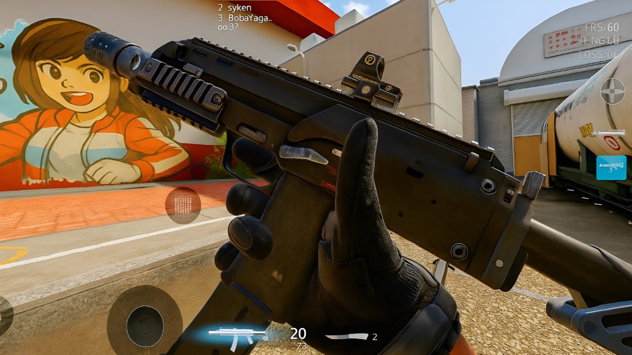  New map FUZI gameplay with new SMG MP7 in ultra HD 60 FPS 