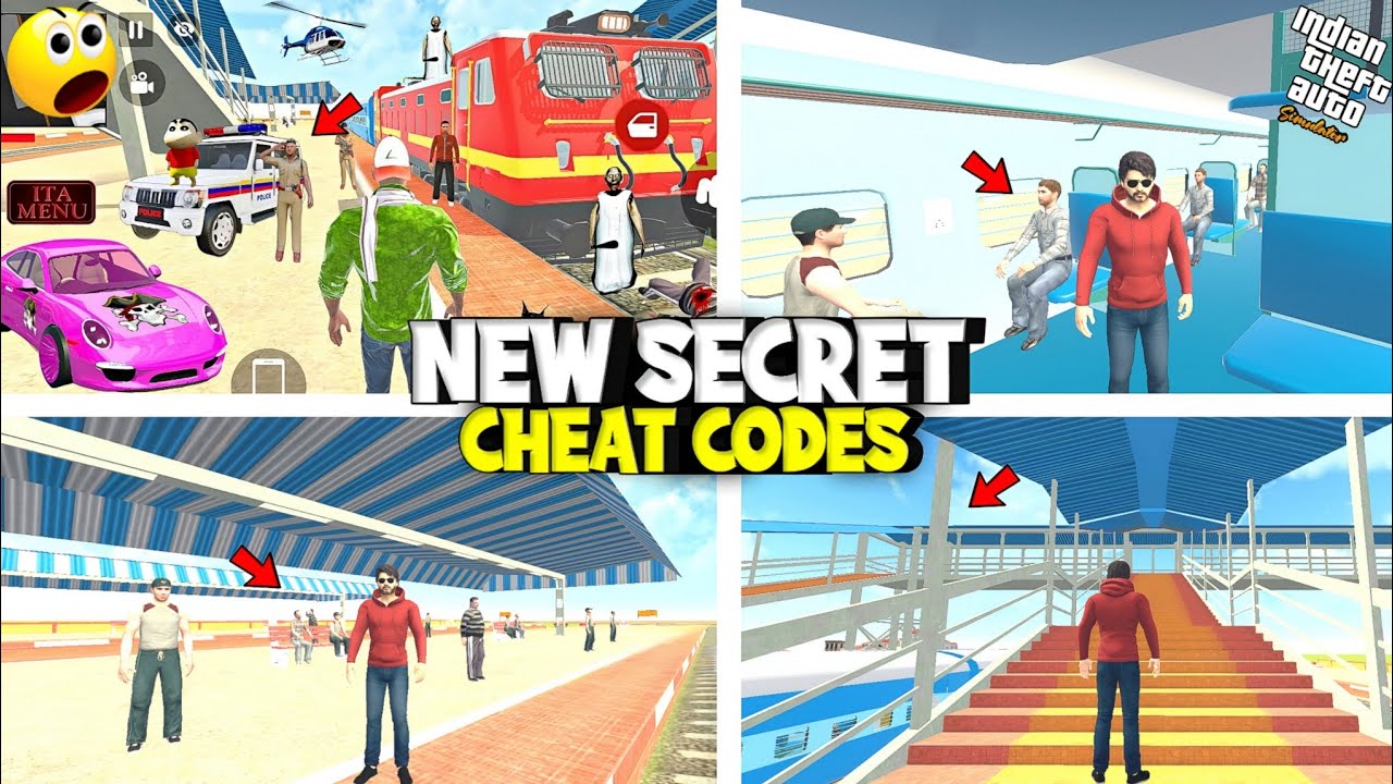 💥Indian Theft Auto Simulator New ✨ Update|New Train🚂 Update And Secret🤫 Cheat Codes|Gaming Warrior💥