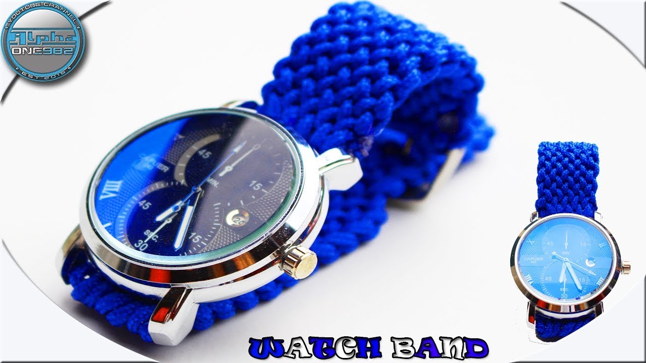 The Ultimate Elegant and priceless Paracord Watch - How to make paracord watch band DIY Paracord