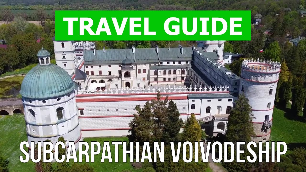 wojew&oacute;dztwo podkarpackie, Polska | Miasto Rzesz&oacute;w, Przemyśl, Tarnobrzeg, Krosno | Wideo z drona 4k
