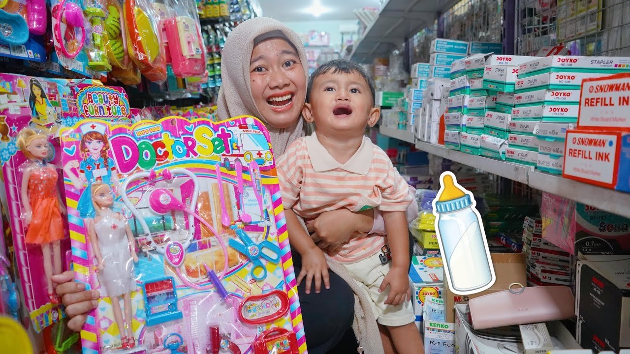 AZAM NANGIS 😭 BELI MAINAN DOKTER DOKTERAN