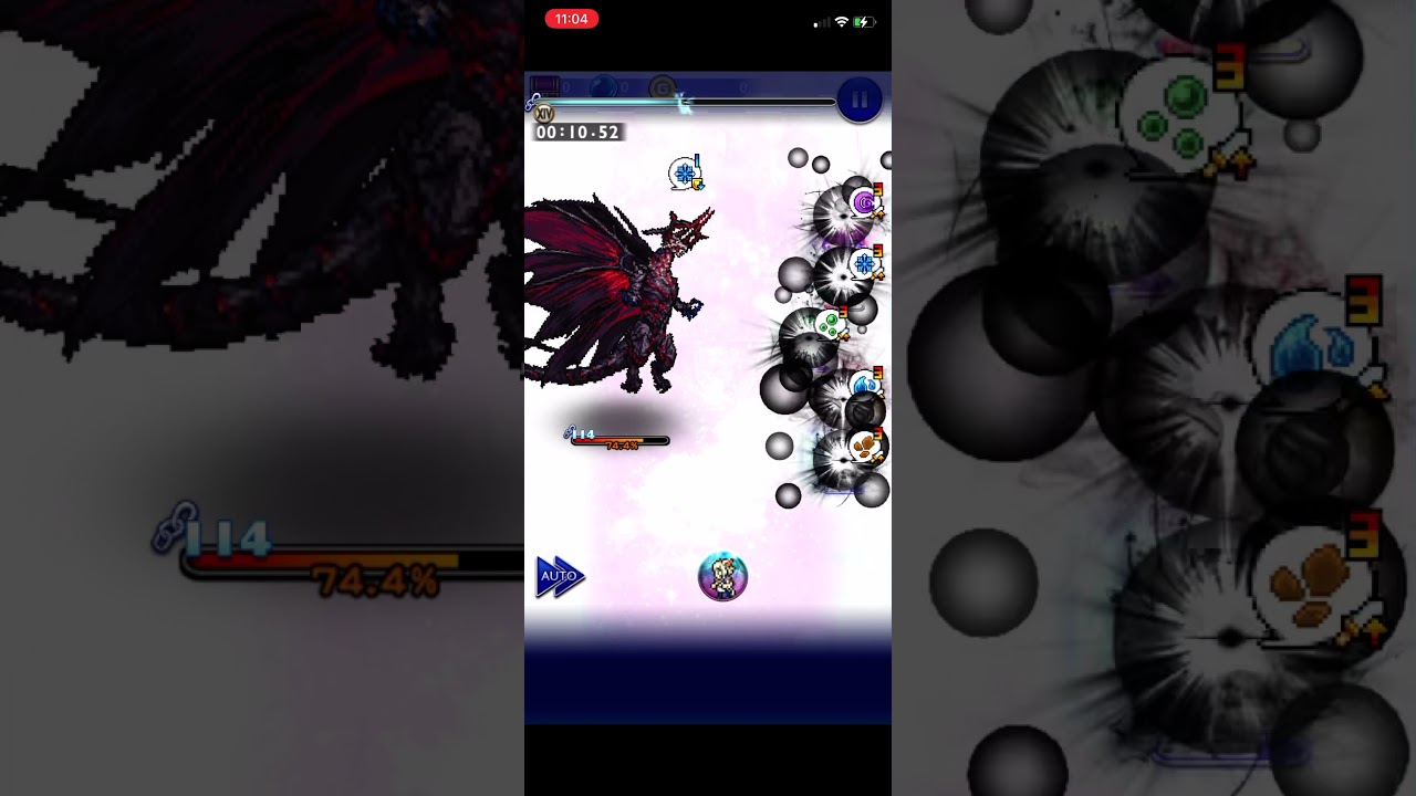 FFRK FF14 Dragonking Bahamut sub 20 [19.72]