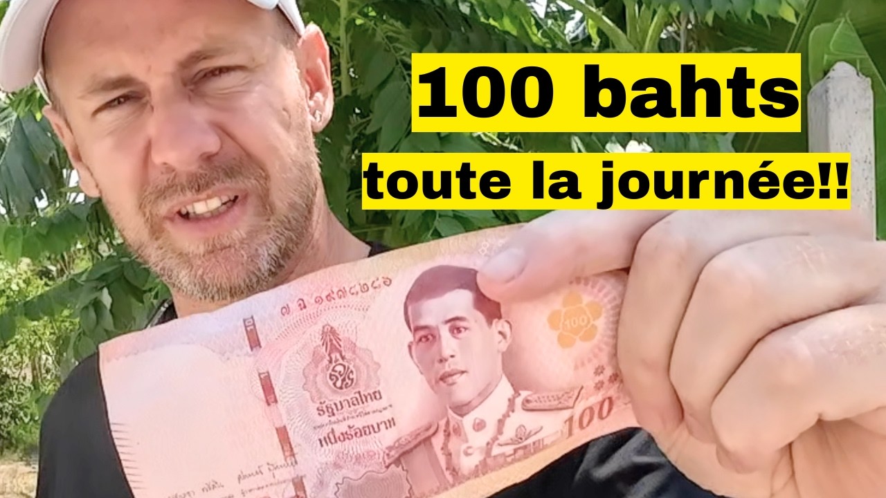 Défi : je mange toute la journée avec 100 bahts